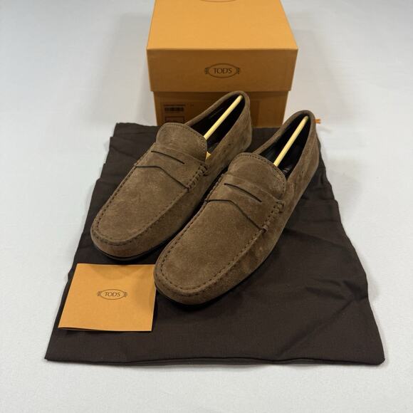 Tod’s GOMMINO SUEDE PENNY DRIVING Loafer Size 7.5UK/9US New In Box MSRP $800 main image 5